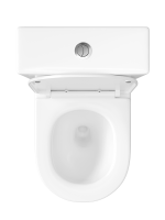 Унитаз-компакт напольный STWORKI Вестфолл S08400WH с микролифтом, безободковый, белый