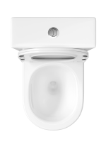 Унитаз-компакт напольный STWORKI Вестфолл S08400WH с микролифтом, безободковый, белый