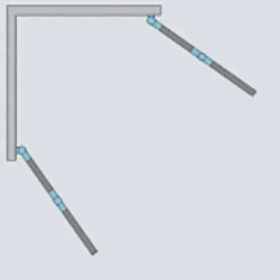 Душевой уголок Radaway EOS KDD B 90x90