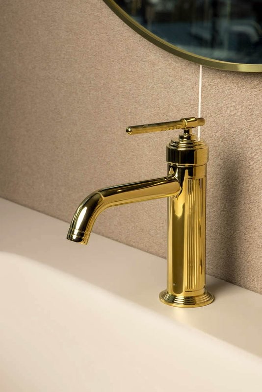 Смеситель для раковины Boheme Eterna 171-G gold