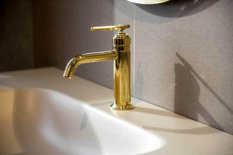 Смеситель для раковины Boheme Eterna 171-G gold