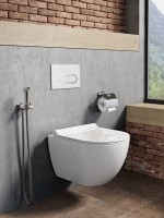 Унитаз подвесной Ravak Chrome RimOFF безободковый, белый