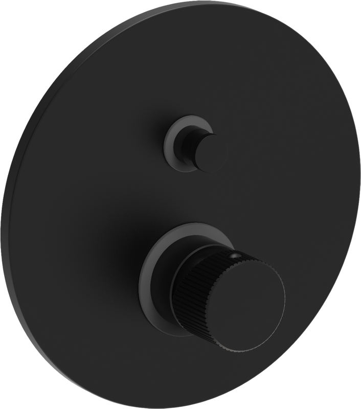 Встраиваемый смеситель для душа и ванны Paffoni JO JO015NO С ВНУТРЕННЕЙ ЧАСТЬЮ, матовый черный