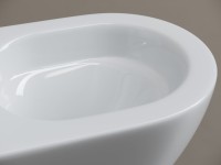 Унитаз подвесной Ceramicanova Whirl, торнадо 3.0, сиденье микролифт, белый, CN11007T