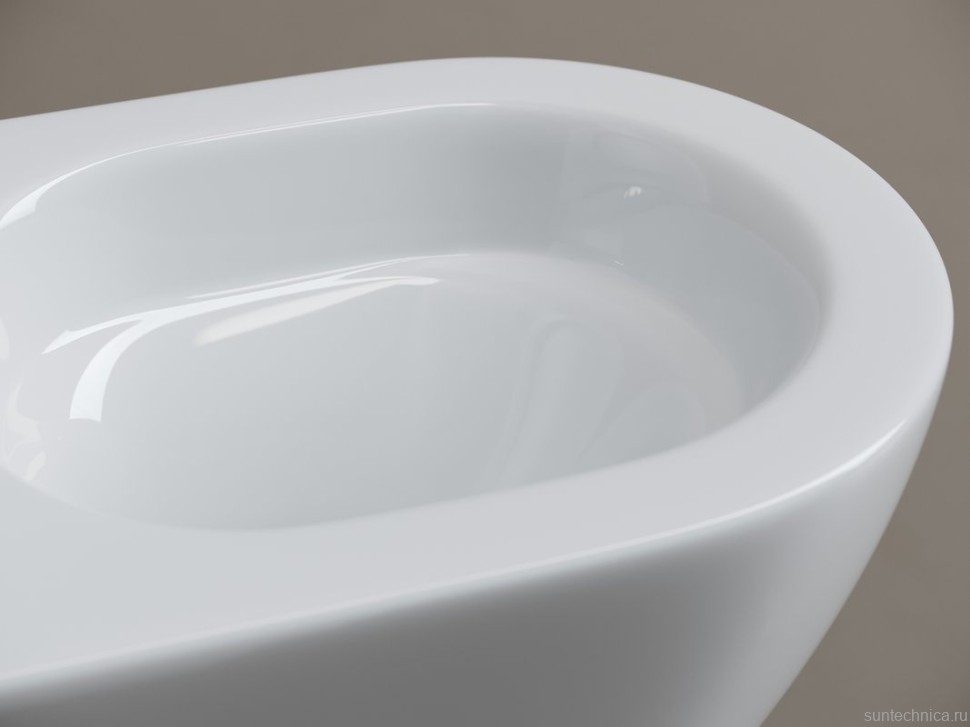 Унитаз подвесной Ceramicanova Whirl, торнадо 3.0, сиденье микролифт, белый, CN11007T