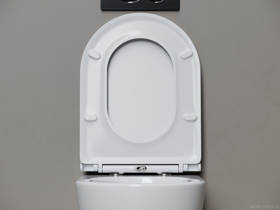 Унитаз подвесной Ceramicanova Whirl, торнадо 3.0, сиденье микролифт, белый, CN11007T