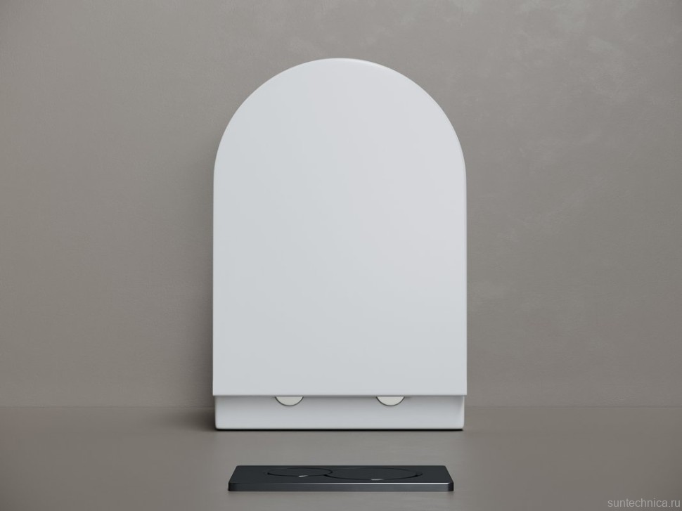 Унитаз подвесной Ceramicanova Whirl, торнадо 3.0, сиденье микролифт, белый, CN11007T