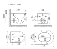 Унитаз подвесной Ceramicanova Whirl, торнадо 3.0, сиденье микролифт, белый, CN11007T Унитаз подвесной Ceramicanova Whirl, торнадо 3.0, сиденье микролифт, белый, CN11007T