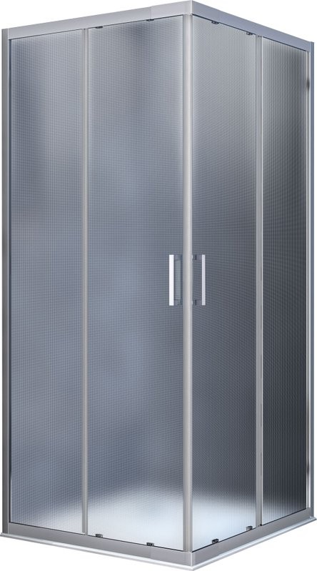 Душевой уголок Vincea Rapid VSS-3R80/90MT 80-90x80-90, профиль хром, стекло текстурное