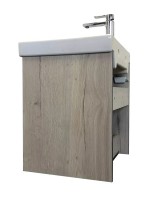 Мебель для ванной комнаты Comforty Вена 55 подвесная, дымчатый дуб