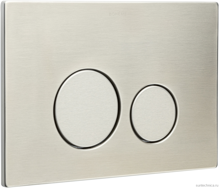Кнопка смыва Boheme 649-NB ультраплоская, nikel brush