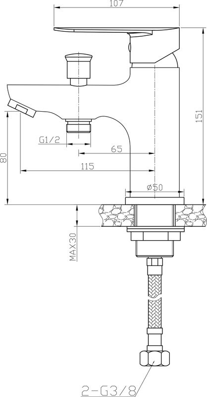Смеситель на борт ванны Agger Splendid Splendid A0902500 с душем