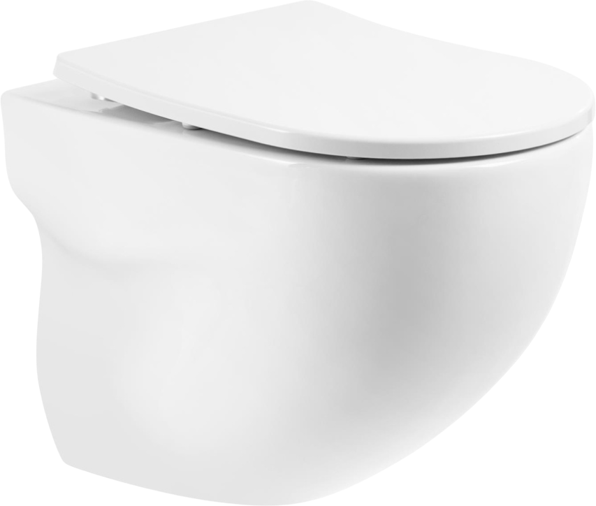 Унитаз подвесной BelBagno Onda BB066CHR безободковый, крышка BB2031SC с микролифтом