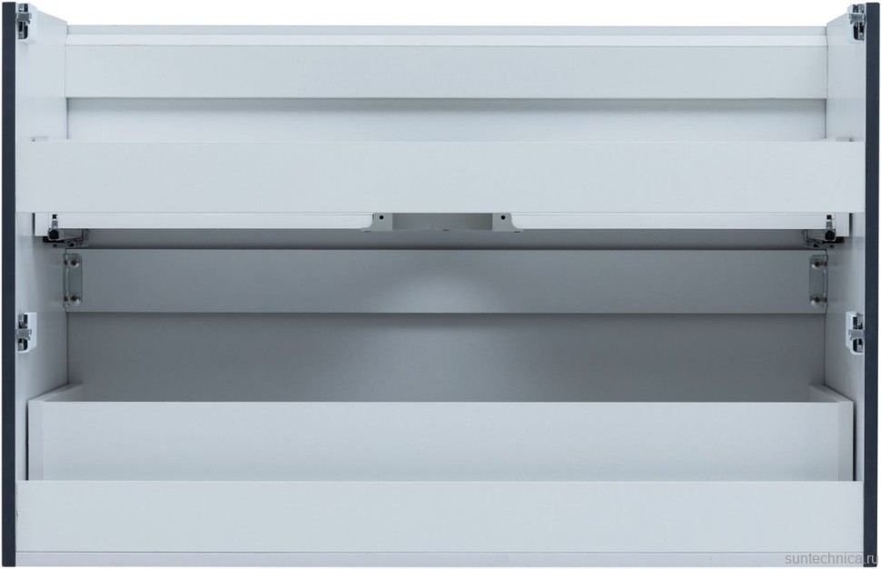 Тумба с раковиной Aquanet Джейн 100 подвесная, маренго