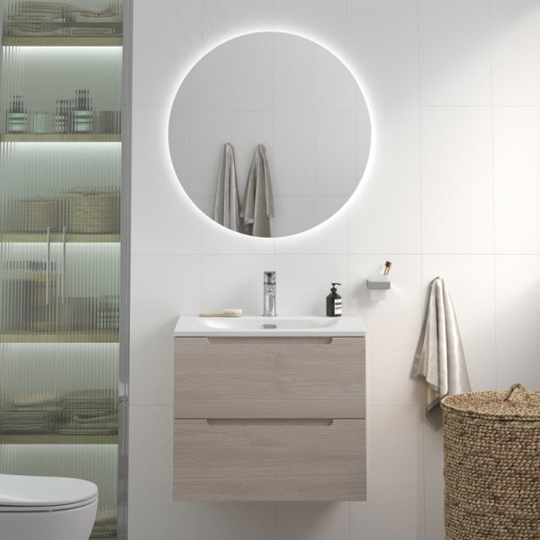 Мебель для ванной комнаты BelBagno Etna 70 rovere grigio, раковина BB-8099-70