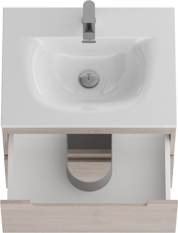 Мебель для ванной комнаты BelBagno Etna 70 rovere grigio, раковина BB-8099-70