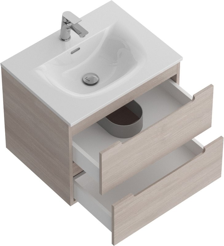 Мебель для ванной комнаты BelBagno Etna 70 rovere grigio, раковина BB-8099-70