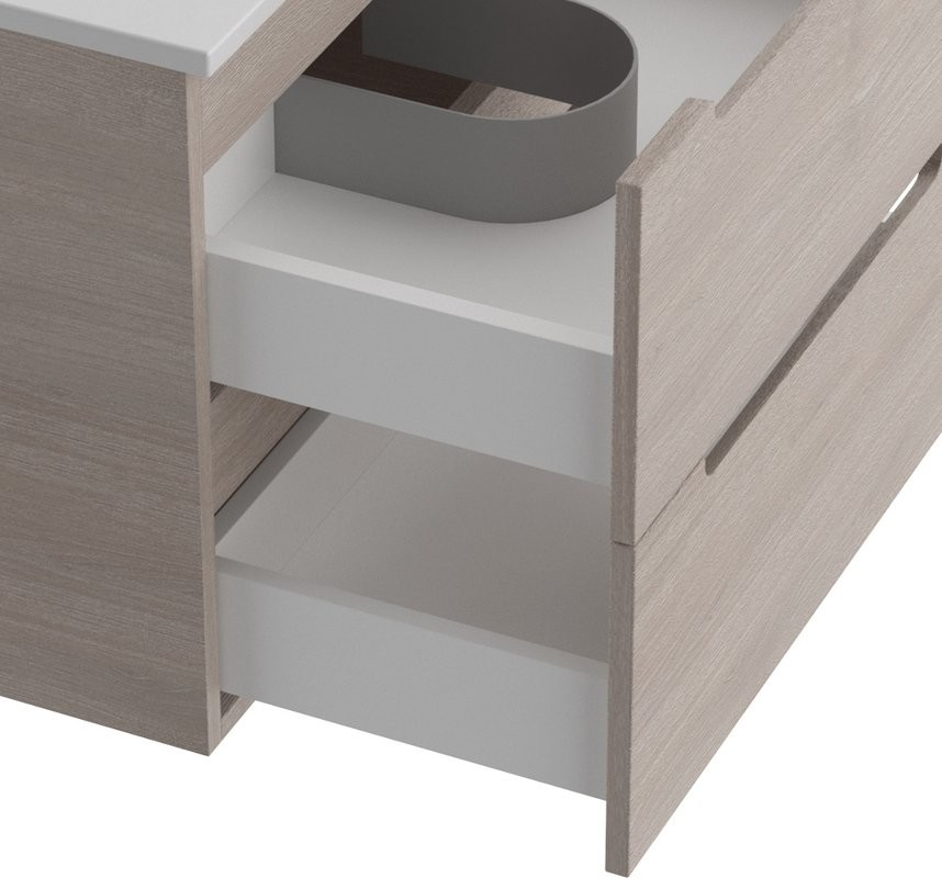 Мебель для ванной комнаты BelBagno Etna 70 rovere grigio, раковина BB-8099-70