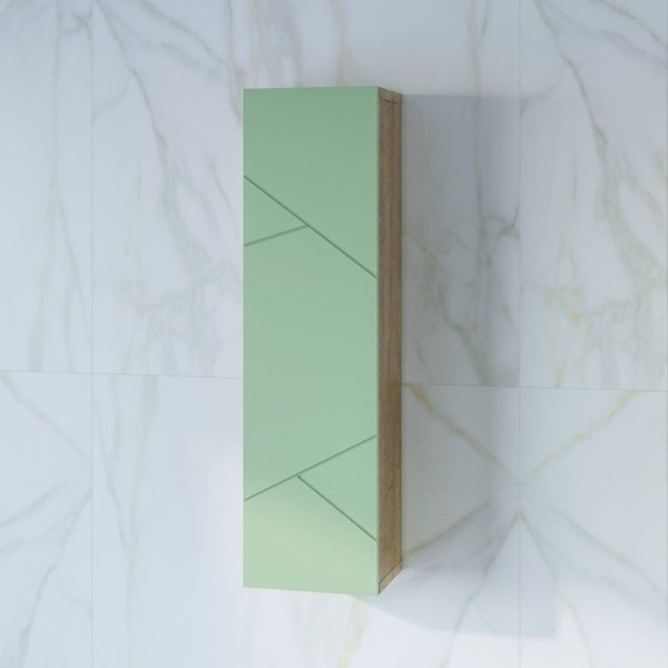 Шкаф Бриклаер Кристалл 20 фисташка, дуб гранж песочный