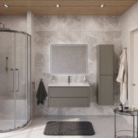 Мебель для ванной комнаты Cezares Relax 100 сатин, раковина Cezares CZR-1000/480-LV-MR-NV