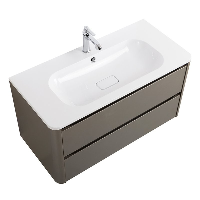 Мебель для ванной комнаты Cezares Relax 100 сатин, раковина Cezares CZR-1000/480-LV-MR-NV