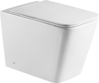 Унитаз приставной напольный Weltwasser WW SK Gelbach 002GL-WT безободковый, с микролифтом, белый глянец