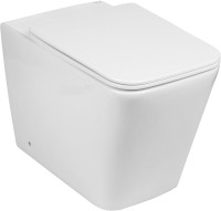 Унитаз приставной напольный Weltwasser WW SK Gelbach 002GL-WT безободковый, с микролифтом, белый глянец