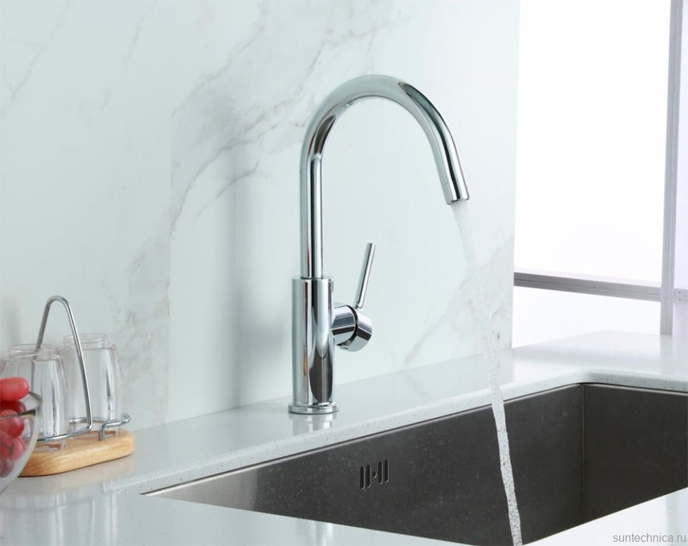 Смеситель для кухни Lemark Comfort LM3073C хром