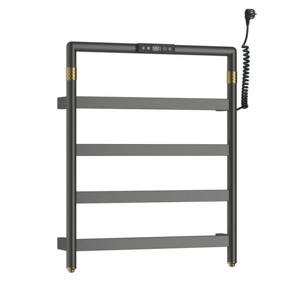 Полотенцесушитель электрический Wonzon & Woghand WW-A6014-GM темный графит