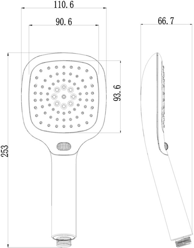 Душевая лейка Lemark LM1013C