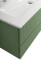 Мебель для ванной комнаты Cezares Duet 120 фисташковый софт, раковина Cezares CZR-8073-120-1-2