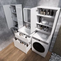 Тумба под раковину Style Line Марелла 70 напольная, антискрейтч белый глянец