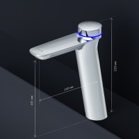 Термостатический смеситель AM.PM Inspire V2.0 F50A92400 TouchReel электронный Термостатический смеситель AM.PM Inspire V2.0 F50A92400 TouchReel электронный