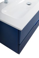 Тумба с раковиной Cezares Duet 120 sapfiro, раковина Cezares CZR-8073-120-1-2