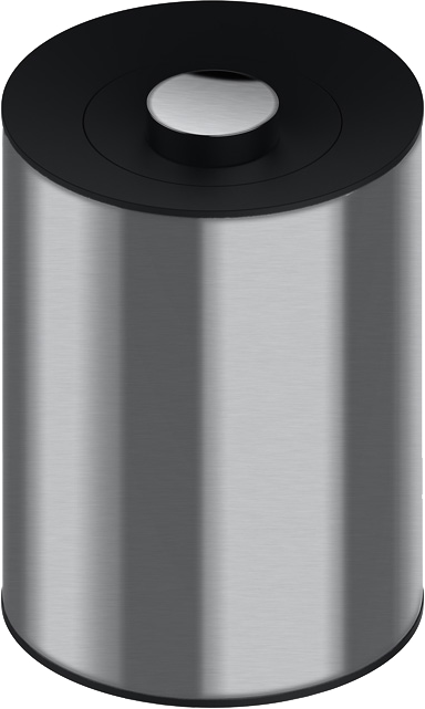 Мусорное ведро Keuco Plan 04989 нержавеющая сталь, темно-серое