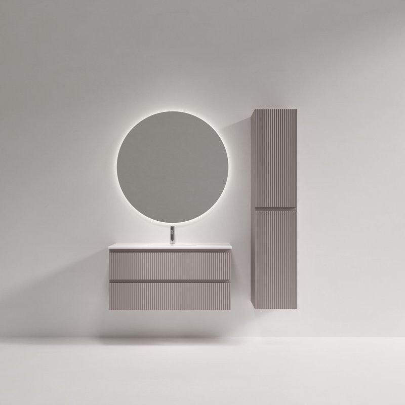 Тумба для ванной подвесная Snob R 995х390х500, Doha Soft, SNR100/39SM