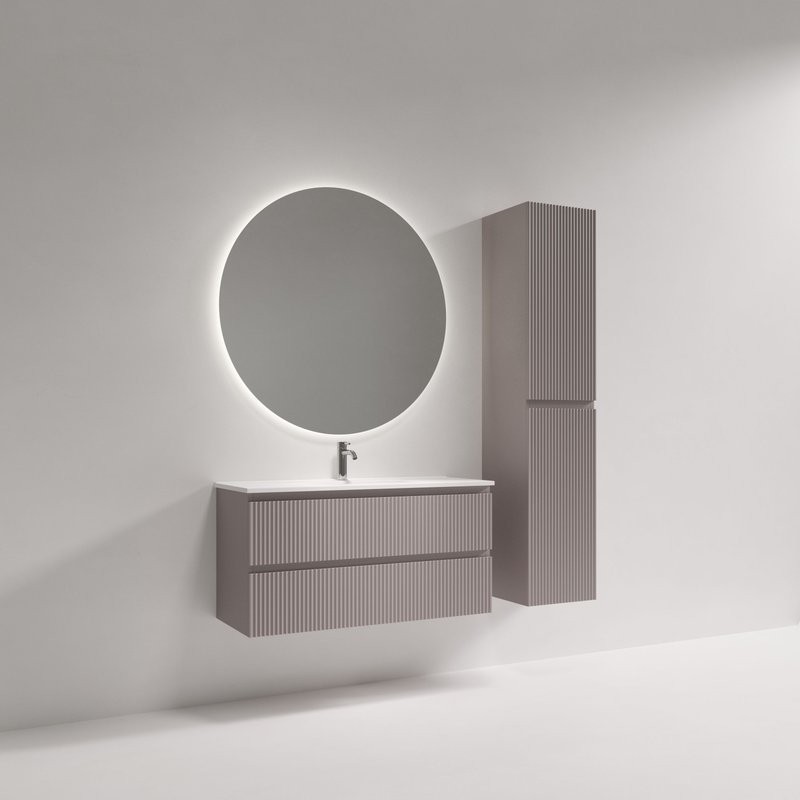 Тумба для ванной подвесная Snob R 995х390х500, Doha Soft, SNR100/39SM