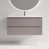 Тумба для ванной подвесная Snob R 995х390х500, Doha Soft, SNR100/39SM Тумба для ванной подвесная Snob R 995х390х500, Doha Soft, SNR100/39SM