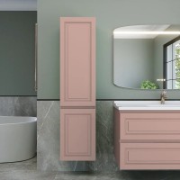 Шкаф-пенал для ванной Caprigo Wales 40 L пудра