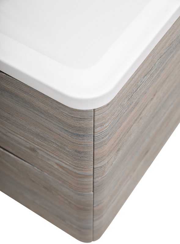 Мебель для ванной комнаты BelBagno Acqua 120 подвесная, pino scania, белая глянцевая раковина