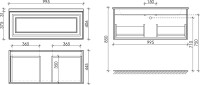 Мебель для ванной комнаты Sancos Very 100 bianco