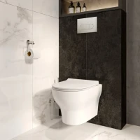 Унитаз подвесной VitrA Zentrum Round 7786B003-0075 безободковый, с микролифтом