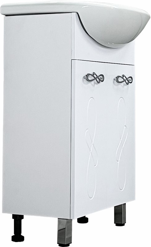 Мебель для ванной комнаты Style Line Венеция 55 белая, раковина Rosa Уют 55