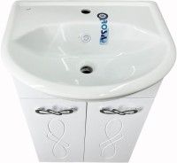 Мебель для ванной комнаты Style Line Венеция 55 белая, раковина Rosa Уют 55