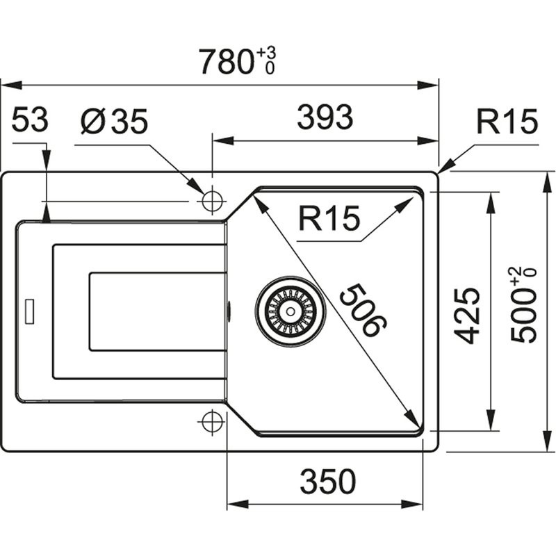 Мойка кухонная Franke Maris Urban UBG 611-62 каменно-серая