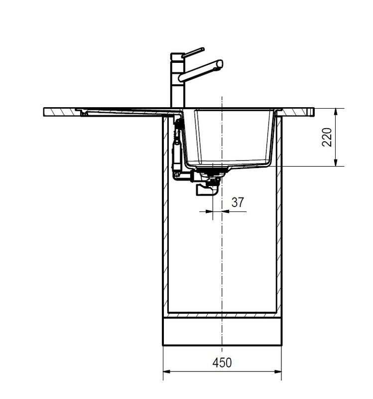 Мойка кухонная Franke Maris Urban UBG 611-62 каменно-серая