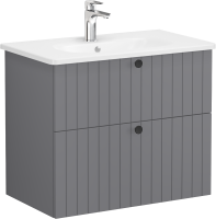 Мебель для ванной комнаты VitrA Root Groove 80 серая