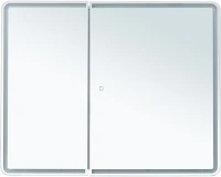 Зеркало-шкаф Aquanet Оптима 100х80 LED с подсветкой, белый