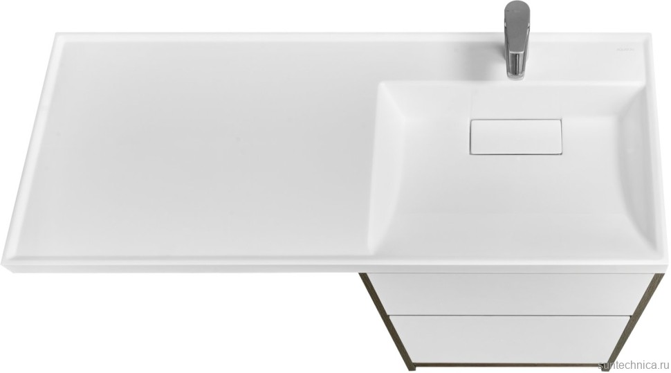 Мебель для ванной комнаты AQUATON Лондри 60 R, дуб кантри, белый