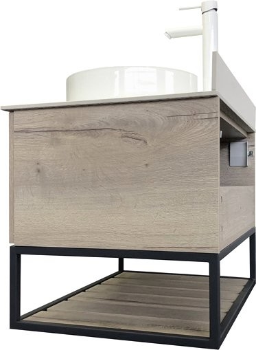 Мебель для ванной комнаты Comforty Порто 75 подвесная, дуб дымчатый